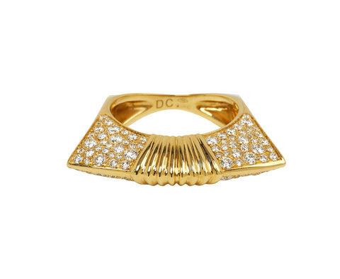 Diamond Lotus Amarna Ring - TWISTonline