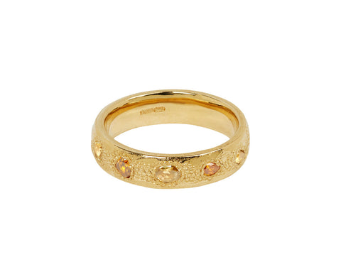 Ellis Mhairi Cameron Whisky Diamond Scatter Ring