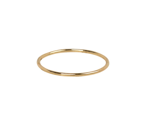1mm Gold Eroded Wedding Band