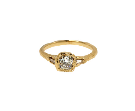 Ellis Mhairi Cameron Champagne Three Stone Diamond Armach Engagement Ring