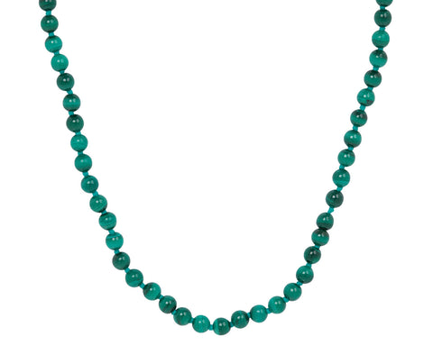 Elva Malachite Beaded Necklace