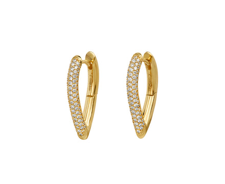 Engelbert Diamond Drop Link Earrings
