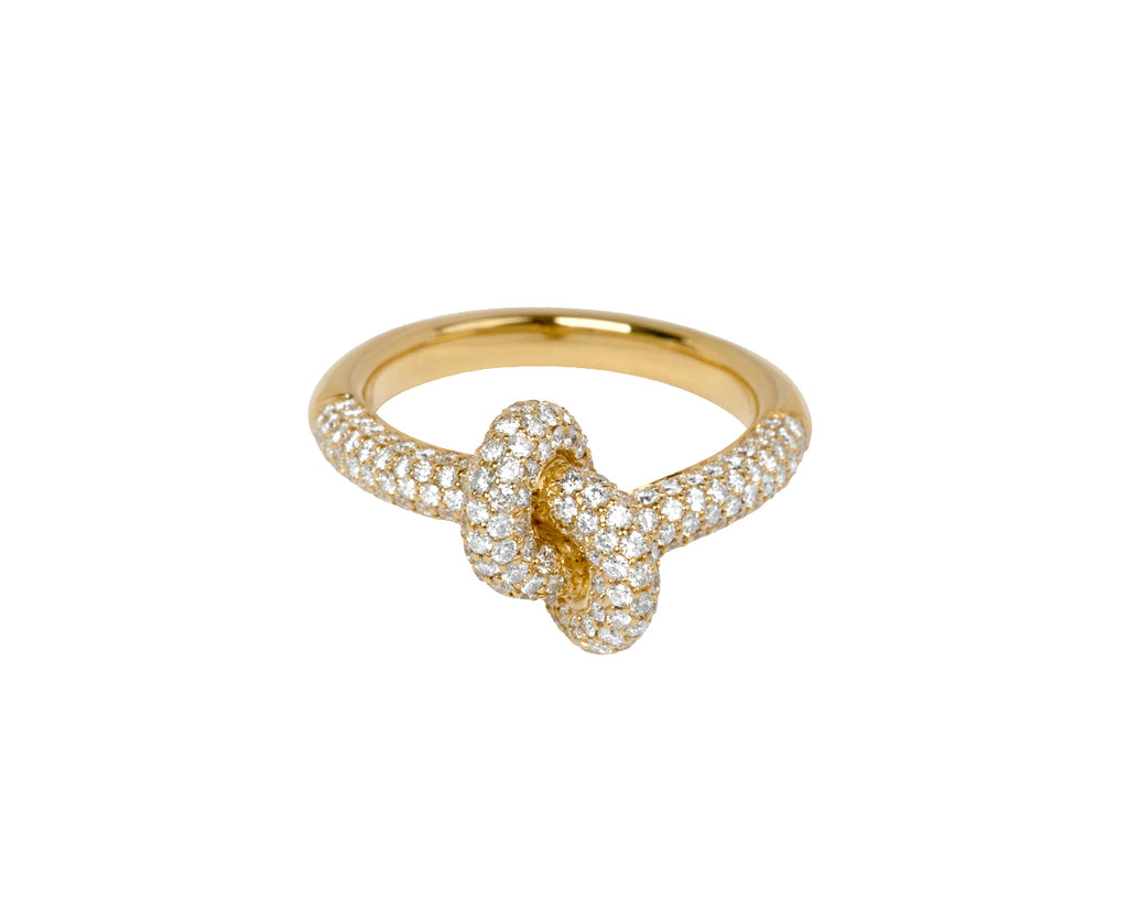 Small Diamond Legacy Knot Ring