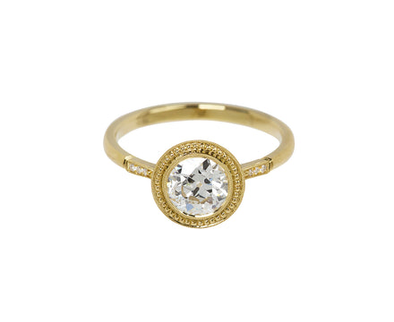 Mariana Bead Bezel Diamond Solitaire