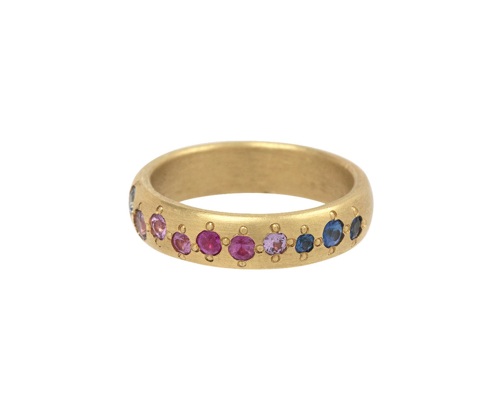 Rainbow Sapphire Band