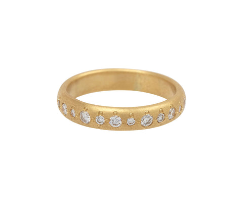 Half Round Diamond Band