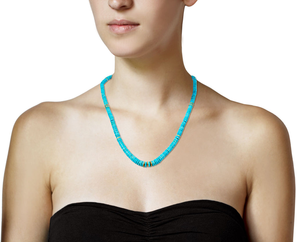 Turquoise Boa Necklace