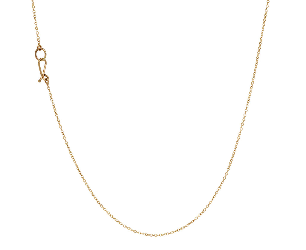 Small Rose Petal Pendant Necklace