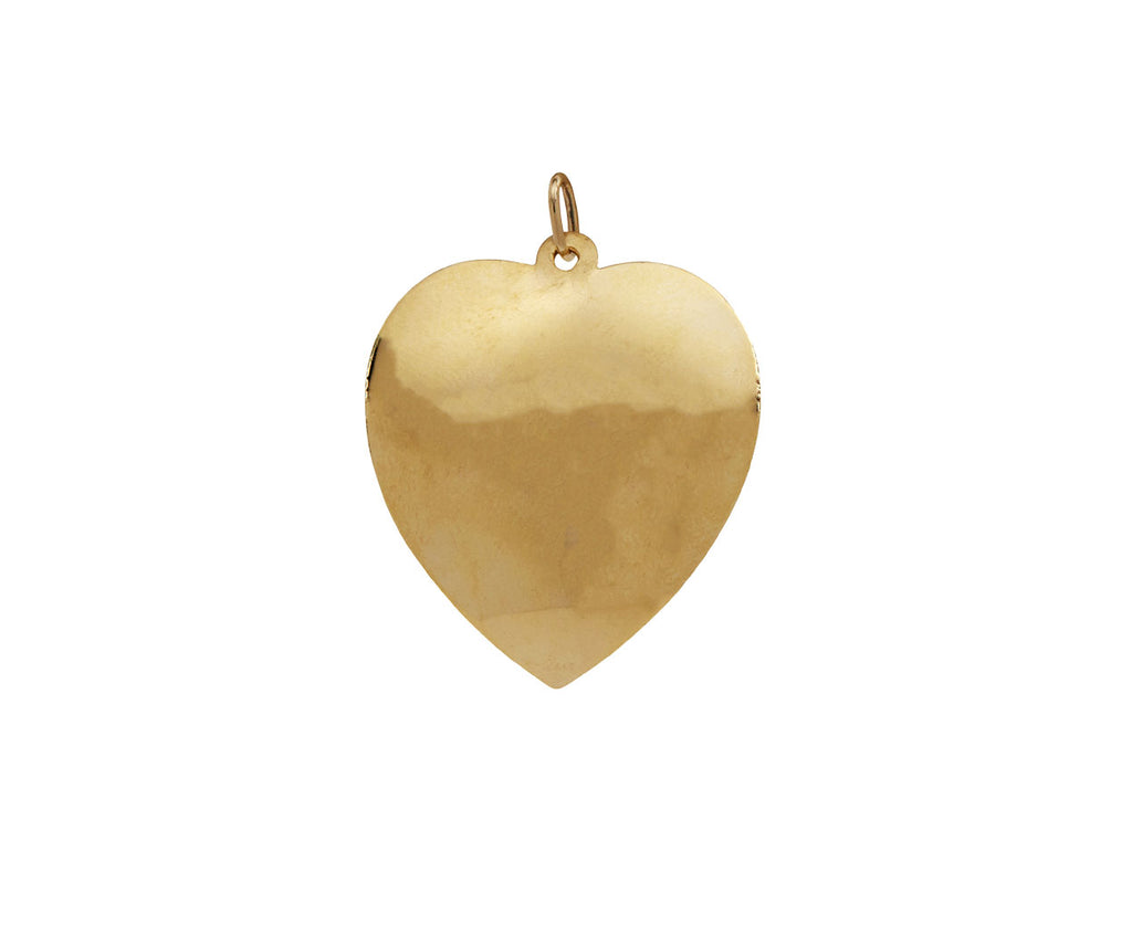 Pearl Heart Charm Pendant ONLY