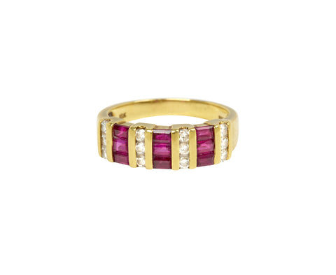 Diamond and Ruby Ring