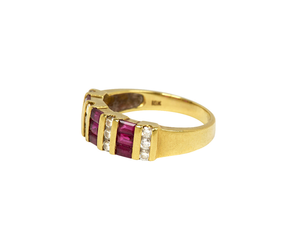 Diamond and Ruby Ring