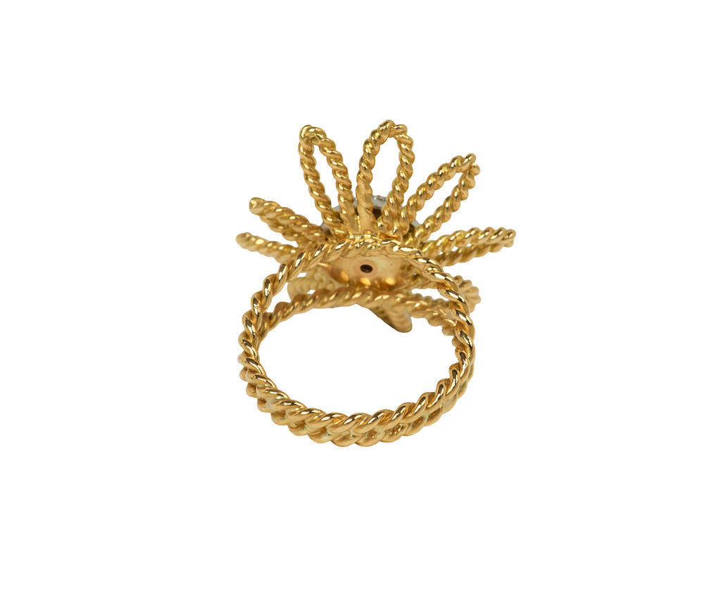 Diamond Flower Ring