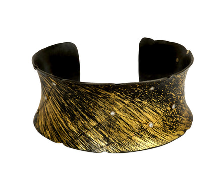 Multi Diamond Cuff Bracelet