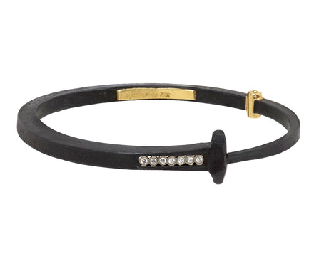 Short Diamond Stripe Nail Bracelet