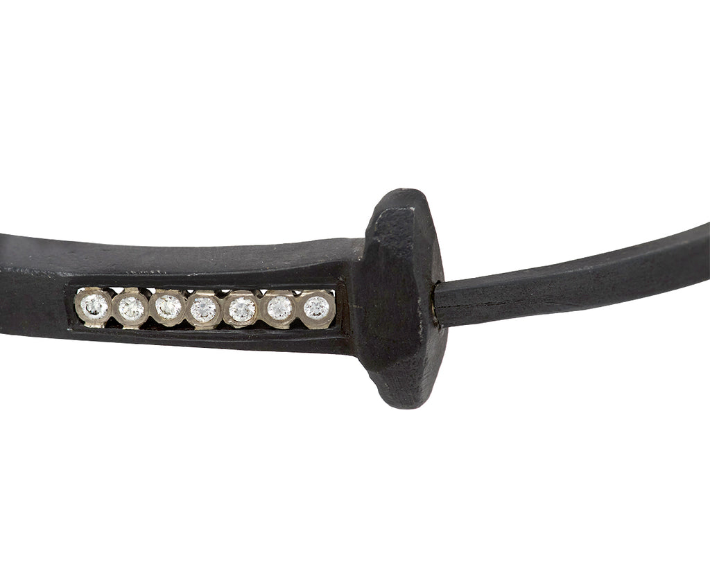 Short Diamond Stripe Nail Bracelet