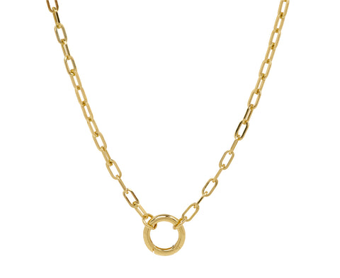 24" Refined Open Clip Chain Necklace