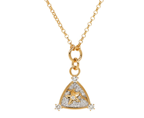 Diamond Blossom Fine Belcher Necklace