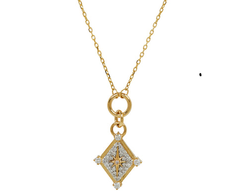 Pavé Spark Thread Necklace