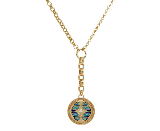 Medium Reverie Medallion Mixed Belcher Chain Necklace