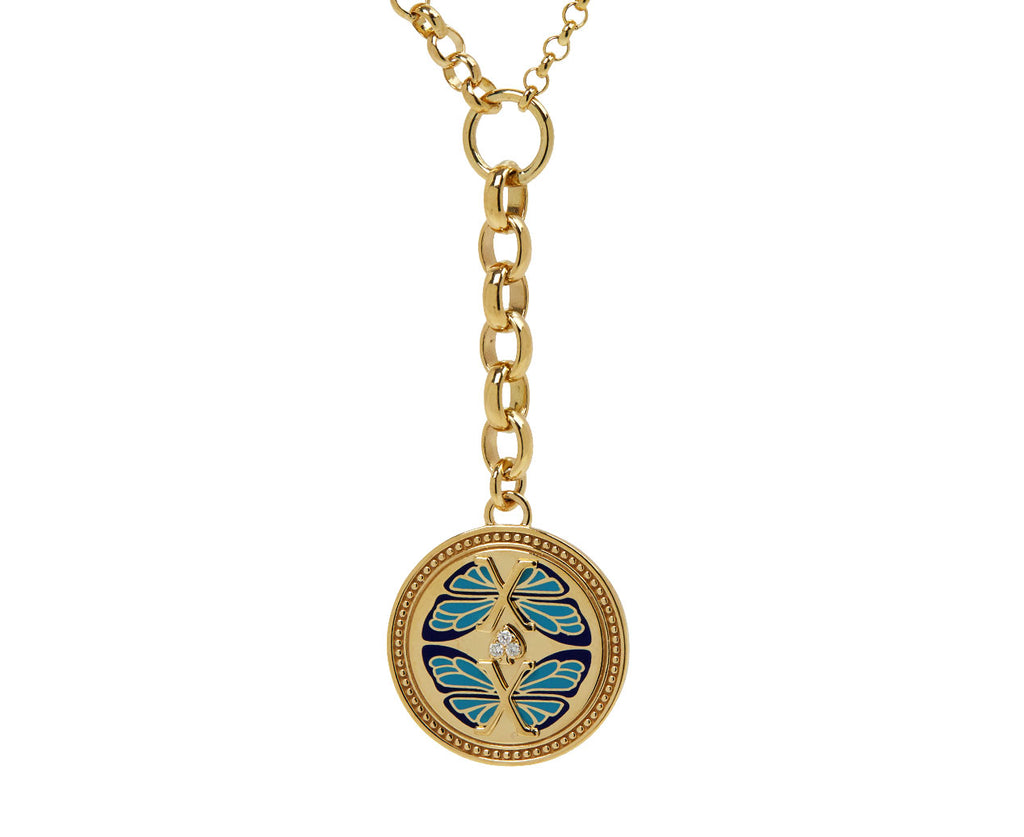 Medium Reverie Medallion Mixed Belcher Chain Necklace
