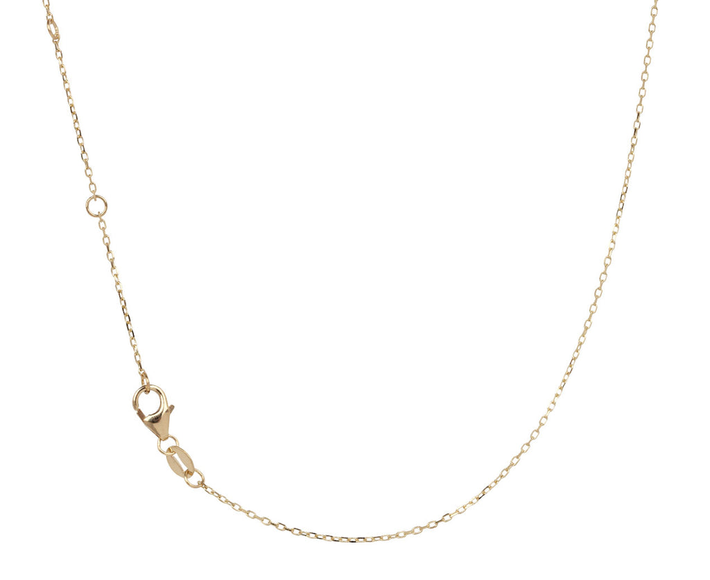 London Blue Topaz Crescent Karma Pendant Necklace