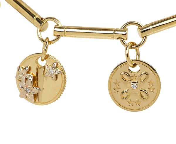 Foundrae Multi-Tenet Story: YG Element Chain Bracelet