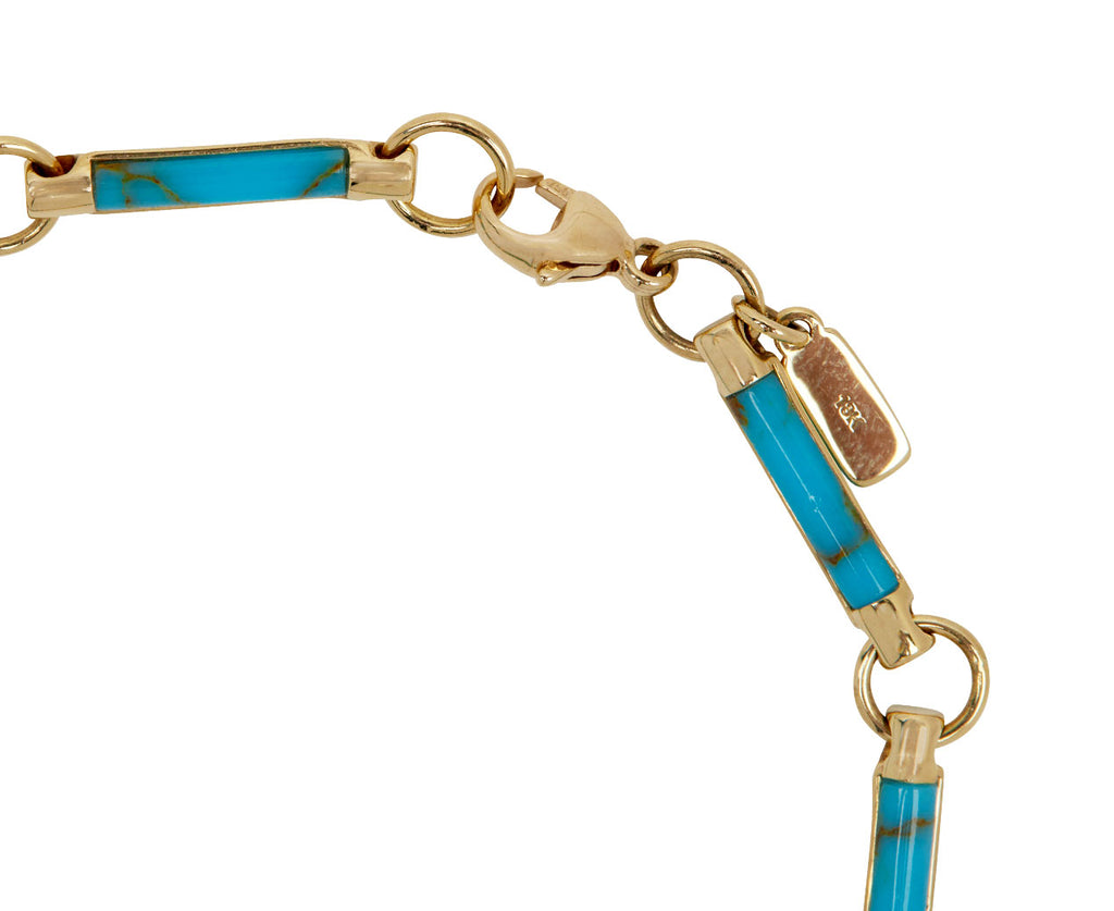 Turquoise Stone Chain Bracelet