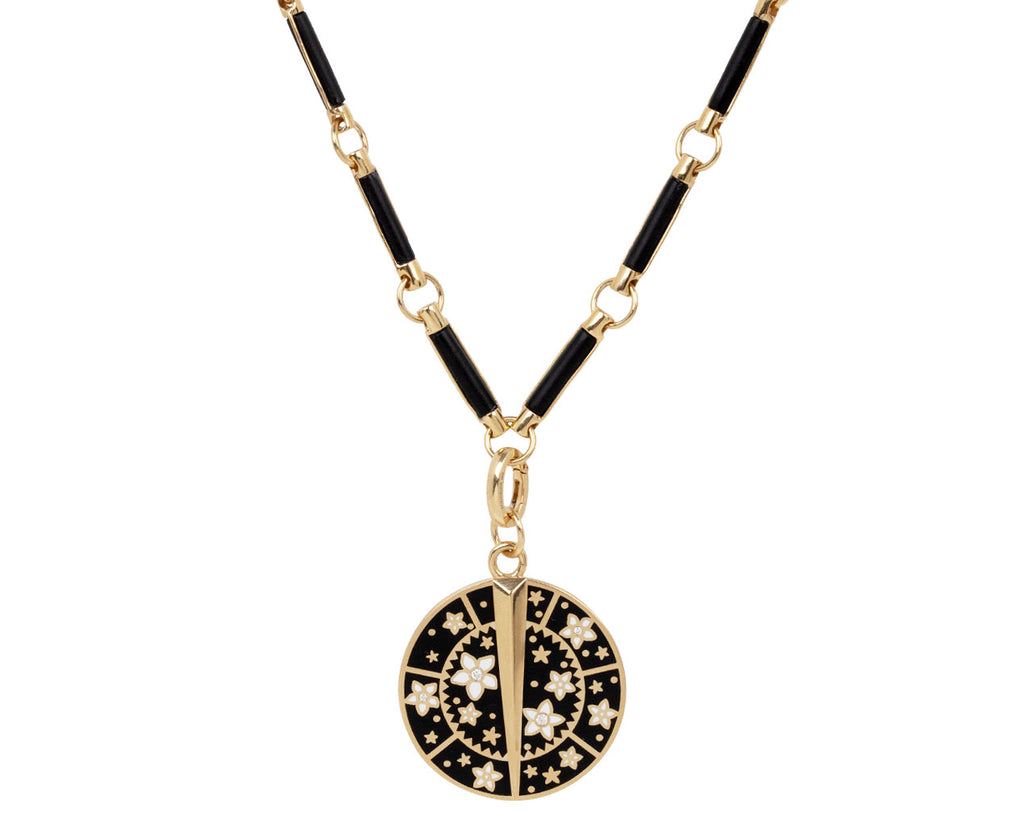 Onyx Stone Chain Necklace