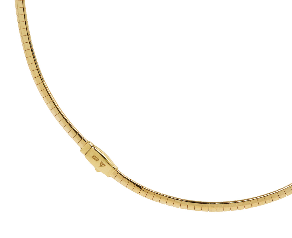 Foundrae 16" Small Sleek Collar Necklace Clasp