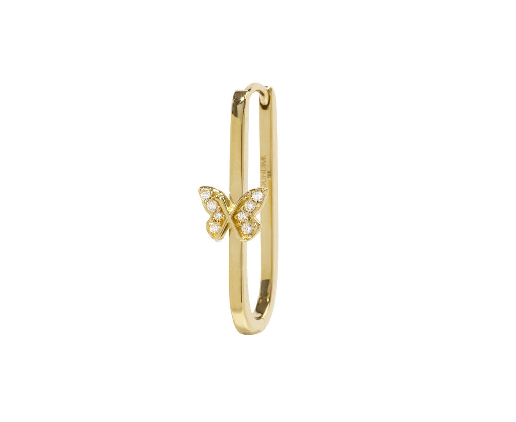 Small Butterfly Fob Link SINGLE Earring - TWISTonline