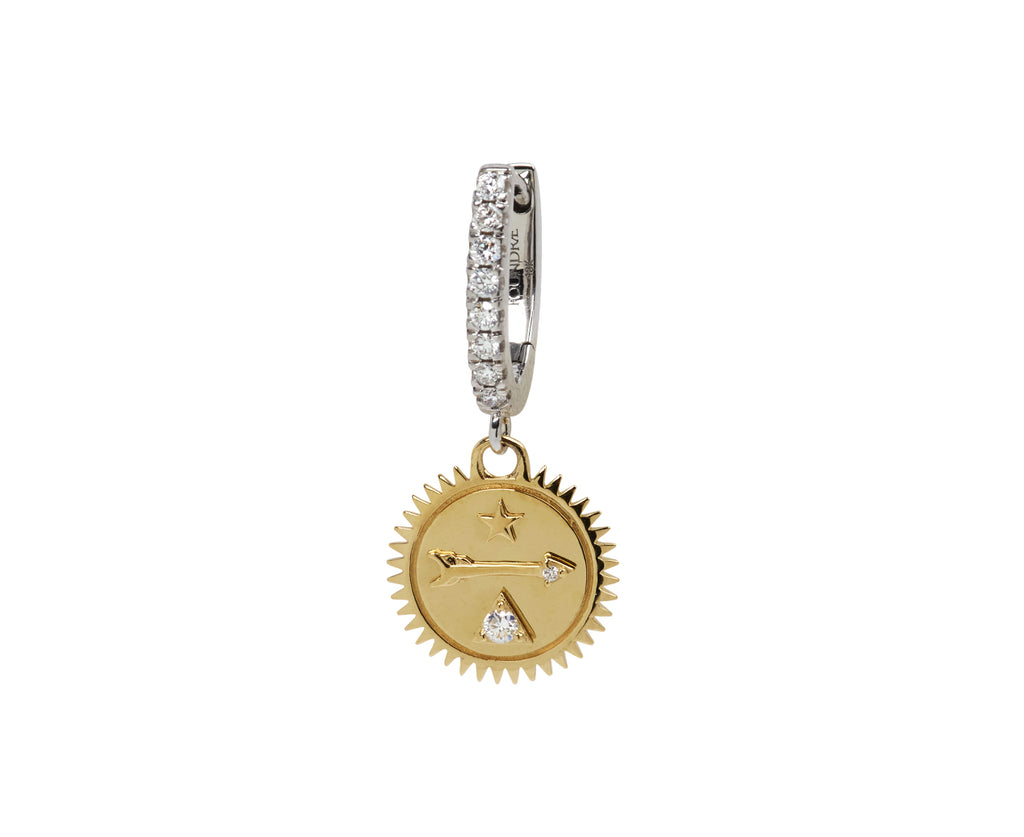 Mini Medallion Dream SINGLE Hoop Earring - TWISTonline