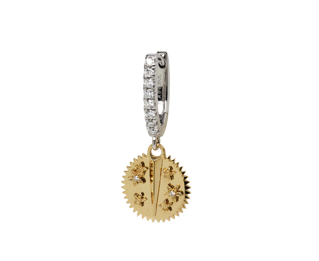 Mini Medallion Resilience SINGLE Hoop Earring - TWISTonline