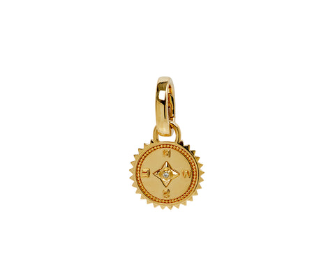 Internal Compass Miniature Medallion with Push Gate ONLY - TWISTonline