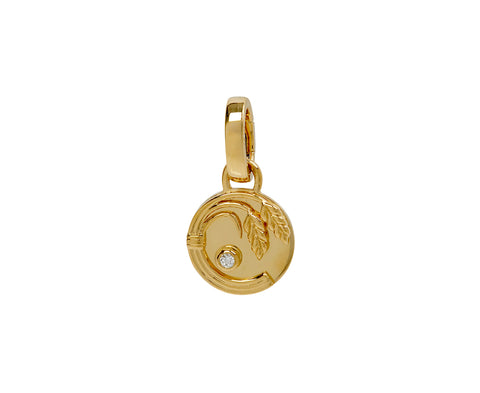 Braided Wheat Miniature Medallion with Push Gate ONLY - TWISTonline