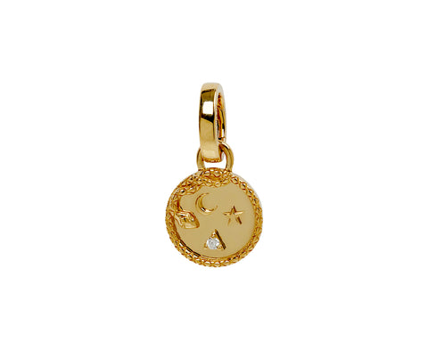 Wholeness Snake Miniature Medallion with Push Gate ONLY - TWISTonline