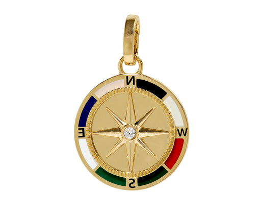 Medium Ceramic Internal Compass Medallion with Oval Push Gate ONLY