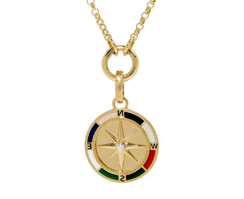 Medium Ceramic Internal Compass Medallion with Oval Push Gate ONLY