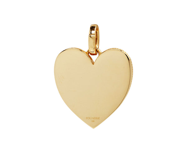 Foundrae Ever Growing True Love Faceted Heart Pendant ONLY