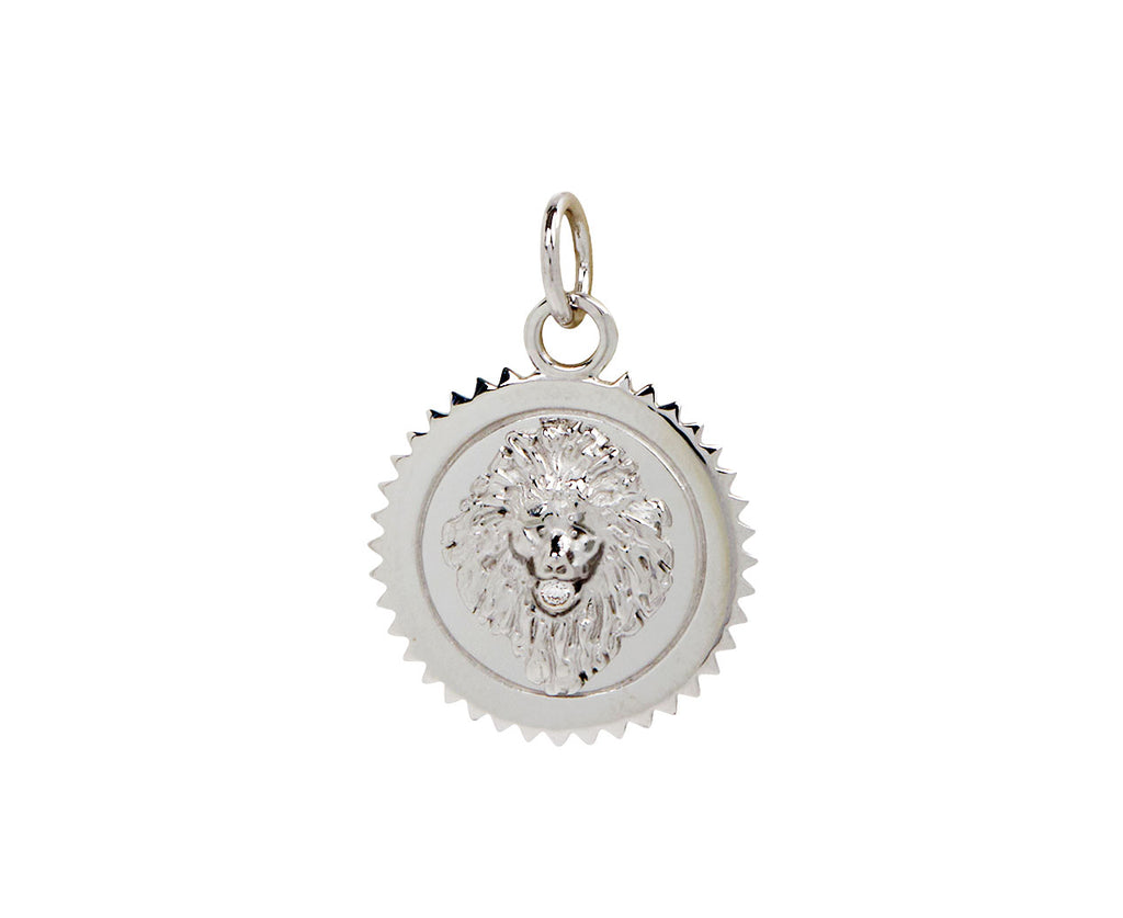 White Gold Baby Strength Medallion Pendant ONLY