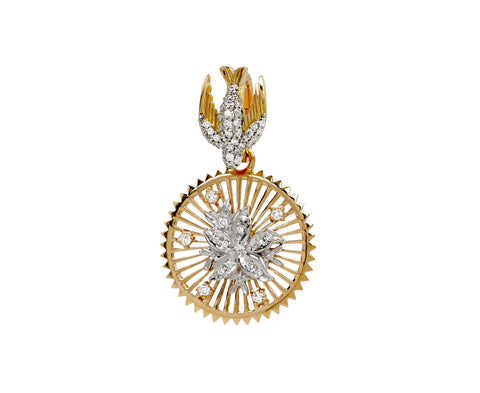Blossoms Medallion with Pave Sparrow Annex Link ONLY