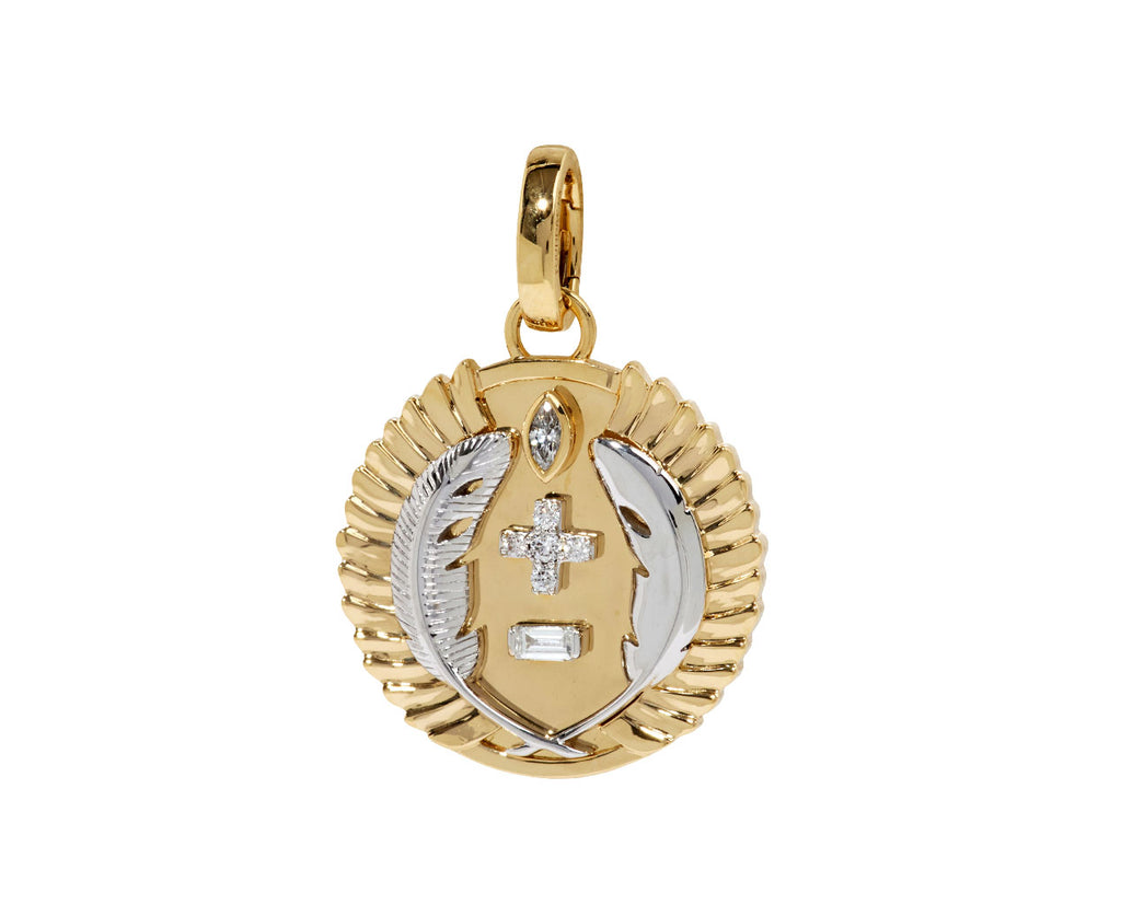 Foundrae Medium Vivacity Medallion with Oval Push Gate ONLY