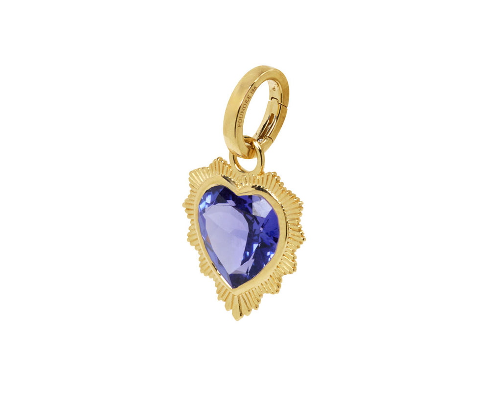 Tanzanite Gemstone True Love Heart Medallion ONLY