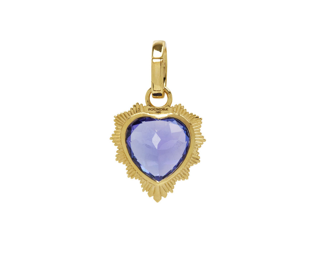 Tanzanite Gemstone True Love Heart Medallion ONLY
