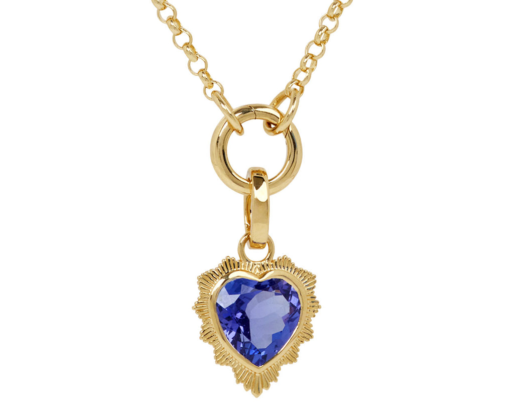 Tanzanite Gemstone True Love Heart Medallion ONLY