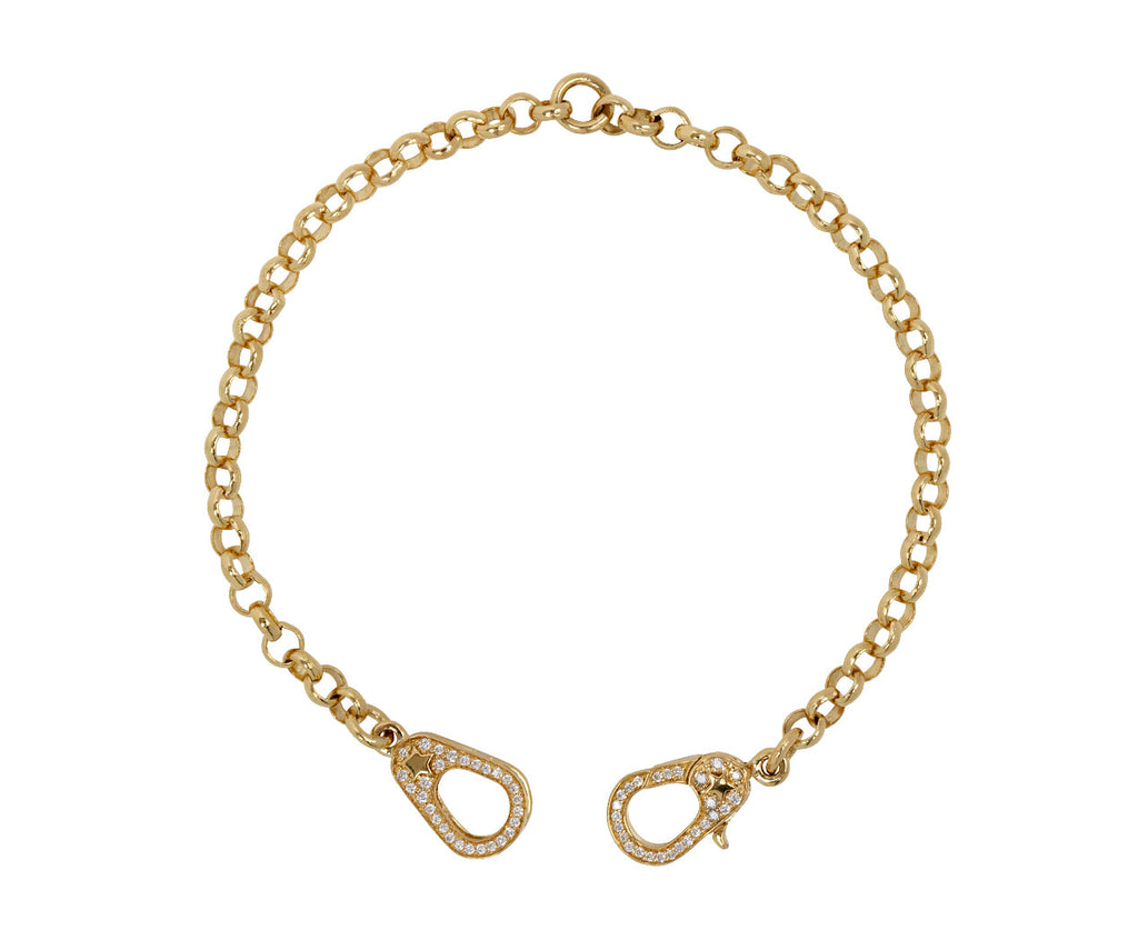 Medium Belcher Chain Diamond Sister Hook Bracelet