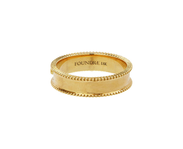 Foundrae Amate Coin Edge Ring