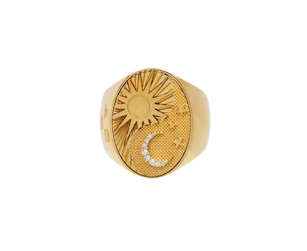 Big signet ring online