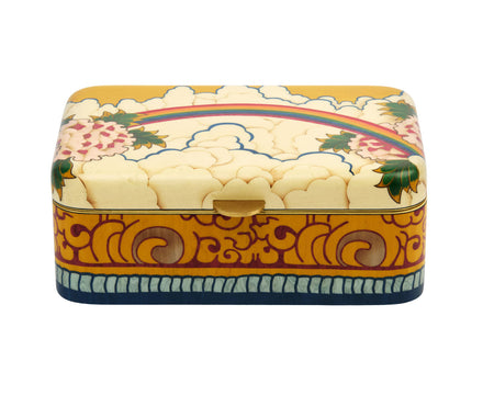 Medium Rainbow Marquetry Box