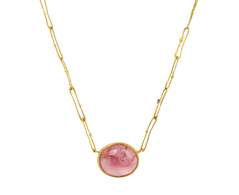 Judy Geib Lovely Pink Tourmaline Echo Necklace