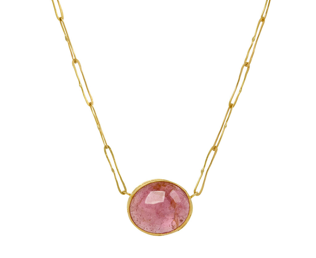 Lovely Pink Tourmaline Echo Necklace